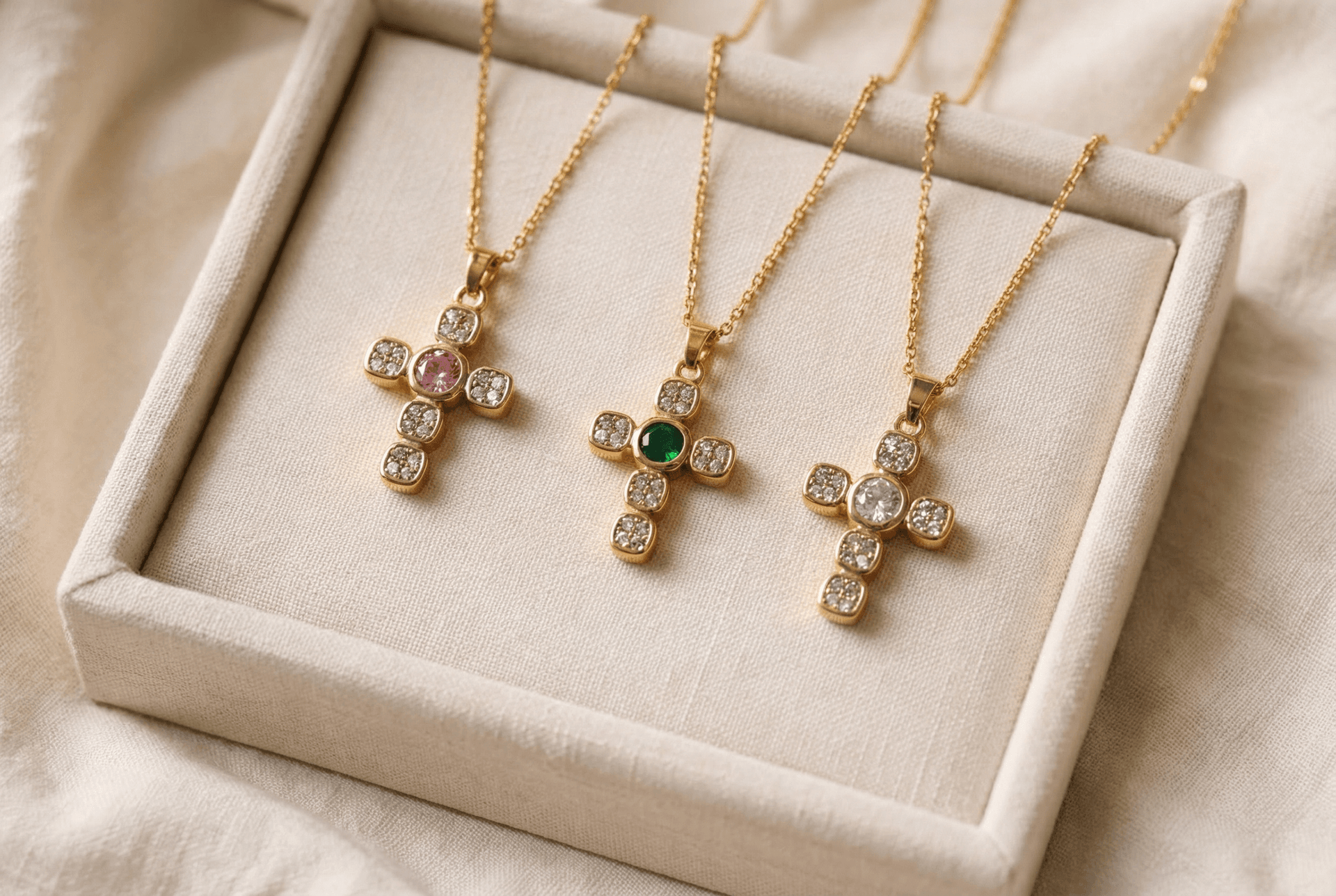 Aurora Cross Necklace