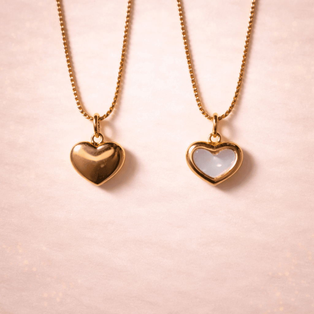 Timeless Dual side Heart Necklace