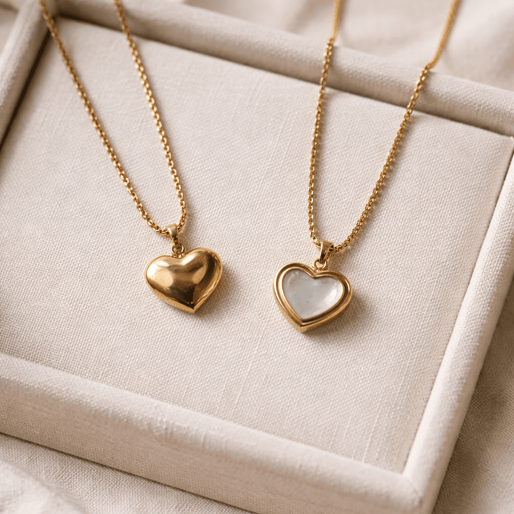 Timeless Dual side Heart Necklace