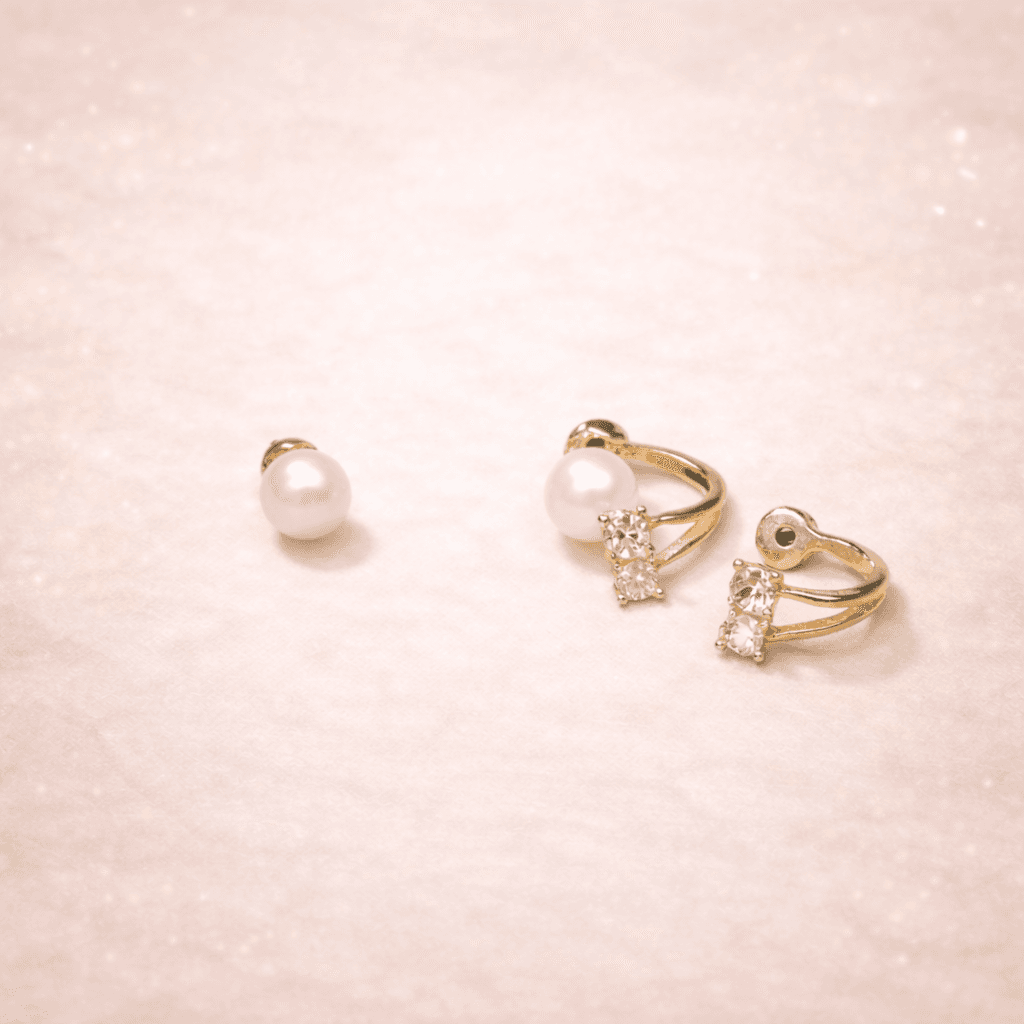 Ivory Grace Wrap Earrings