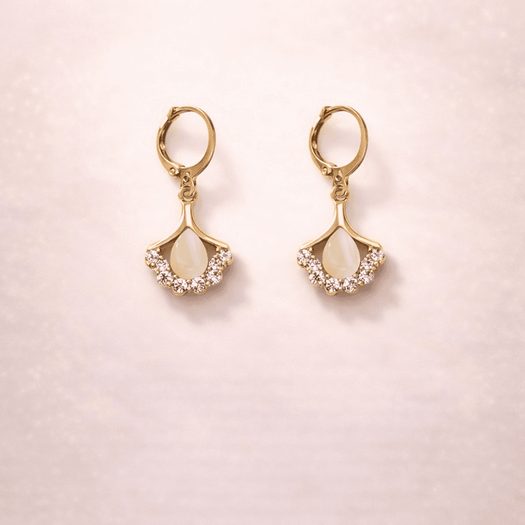 Verdant Radiance Luxe Hoops