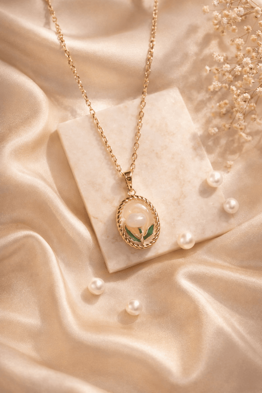 Ocean Starburst Opal Necklace