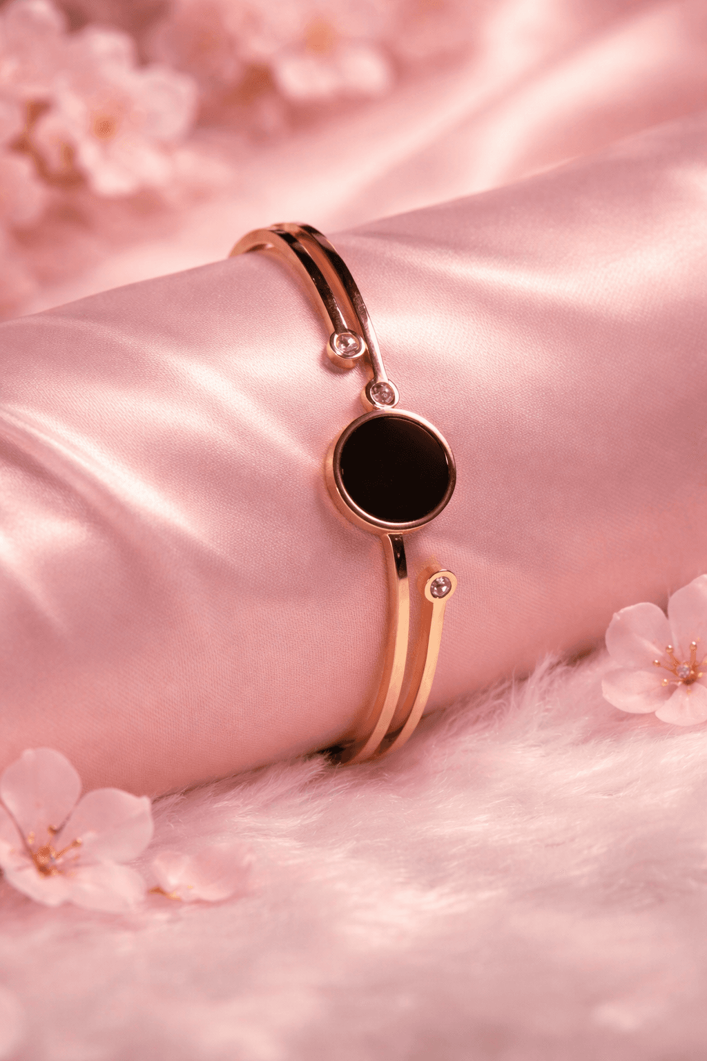 Celestial Noir Crystal Cuff