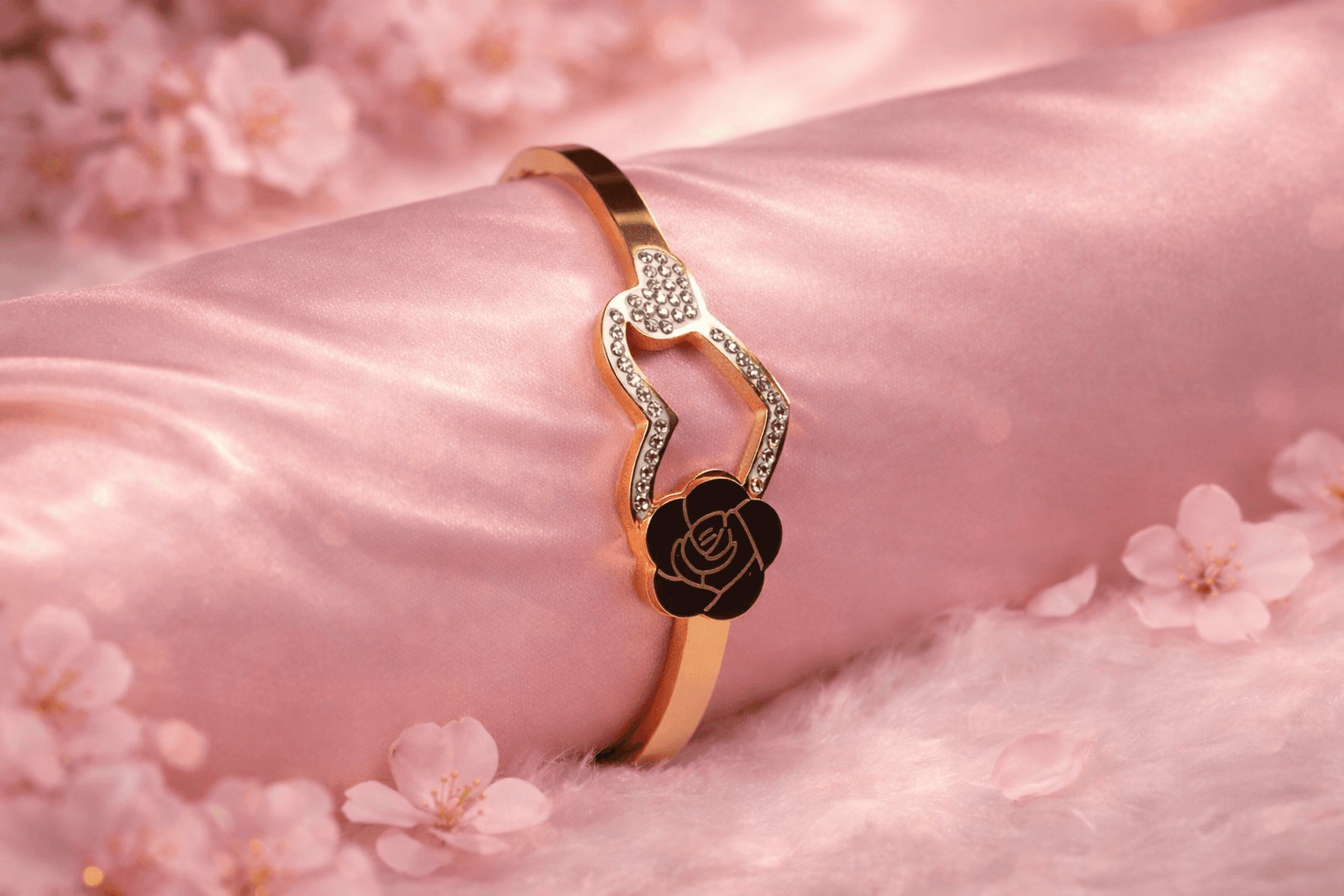 Noir Rose Elegance Bracelet