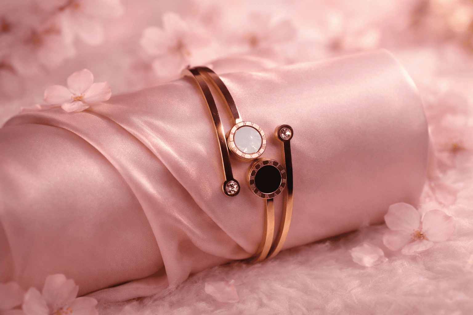 Dual Eclipse Statement Bracelet