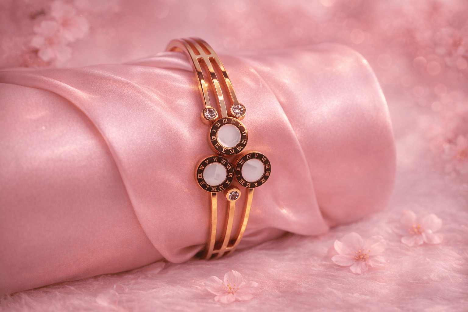 Triple Harmony Roman Bracelet