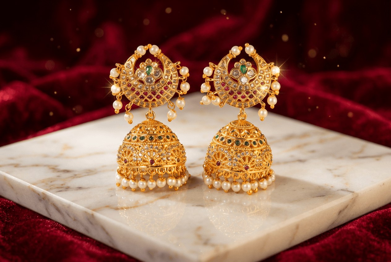 Chandrika Royal Crescent Jhumka