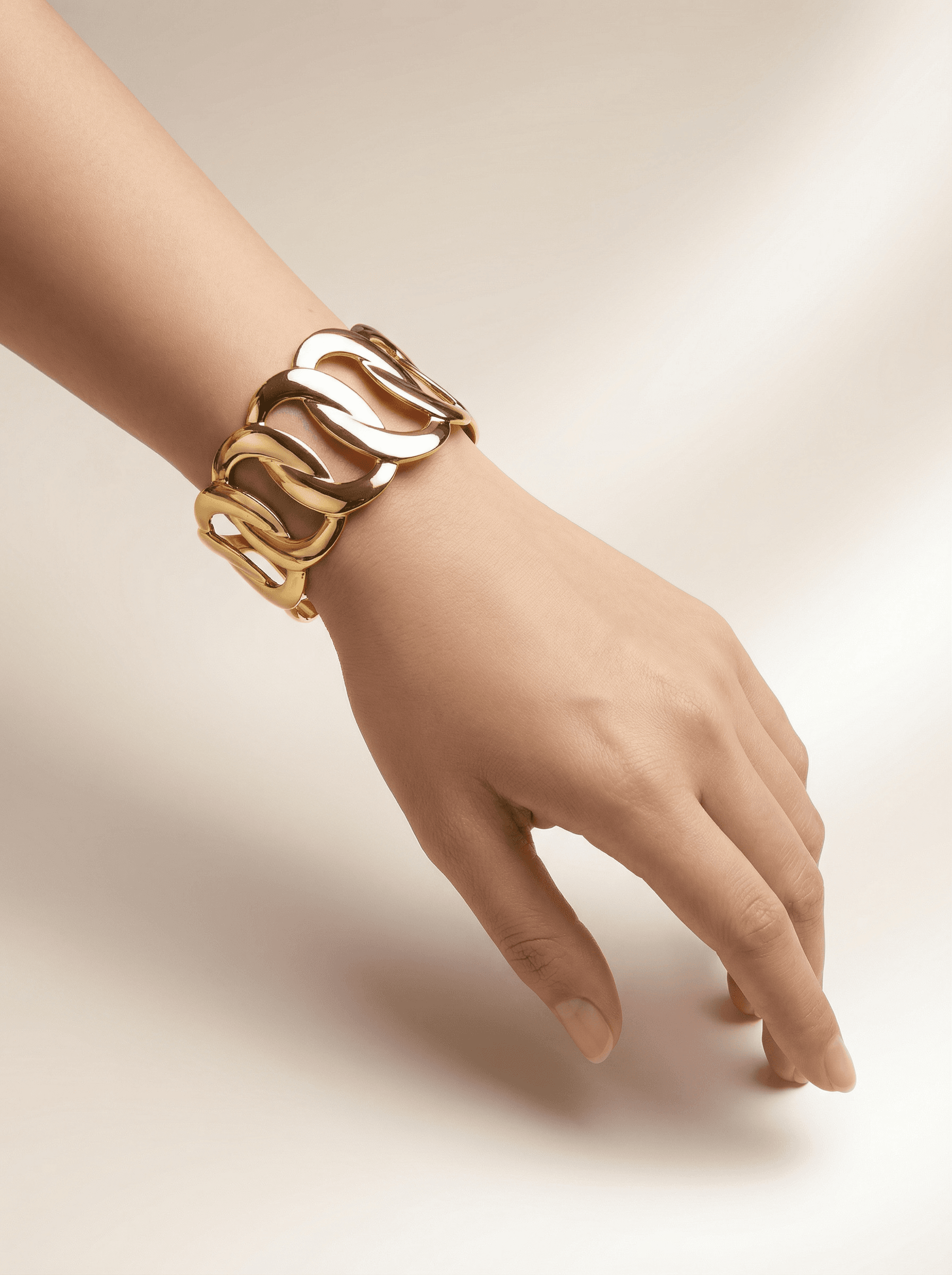 Luxe Chain Link Statement Cuff