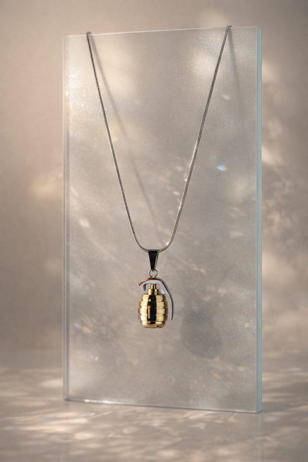 Blink Gold Grenade Pendant