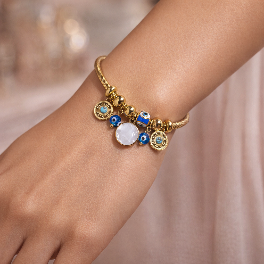 BLINK Nazar Luxe Charm Bracelet
